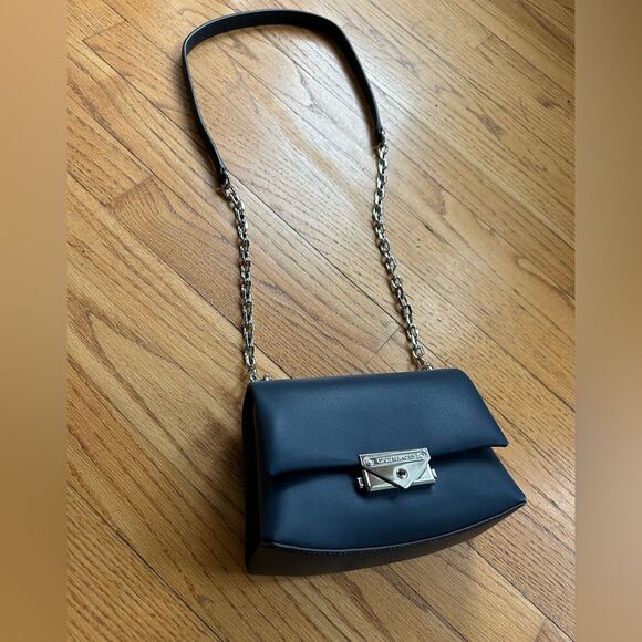 Michael Kors Navy Crossbody/Shoulder Bag with Silver/Metal. New with tags. - Picture 4 of 9